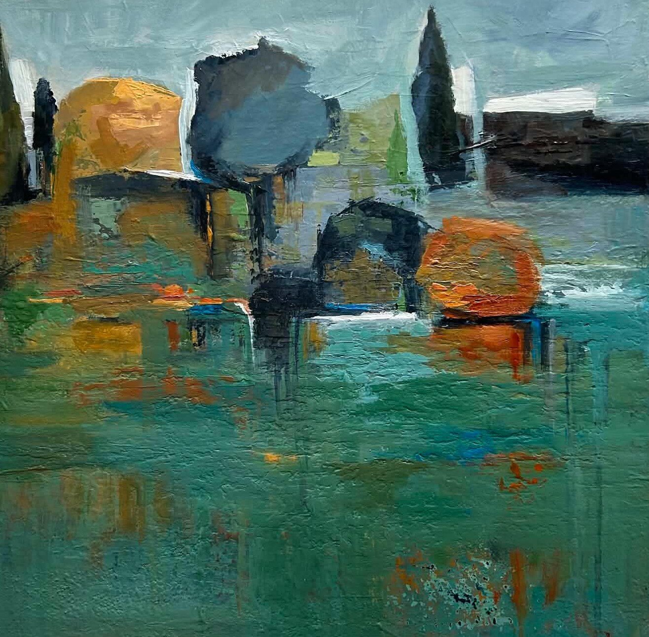 Reflections — painting by Jenny Phillips