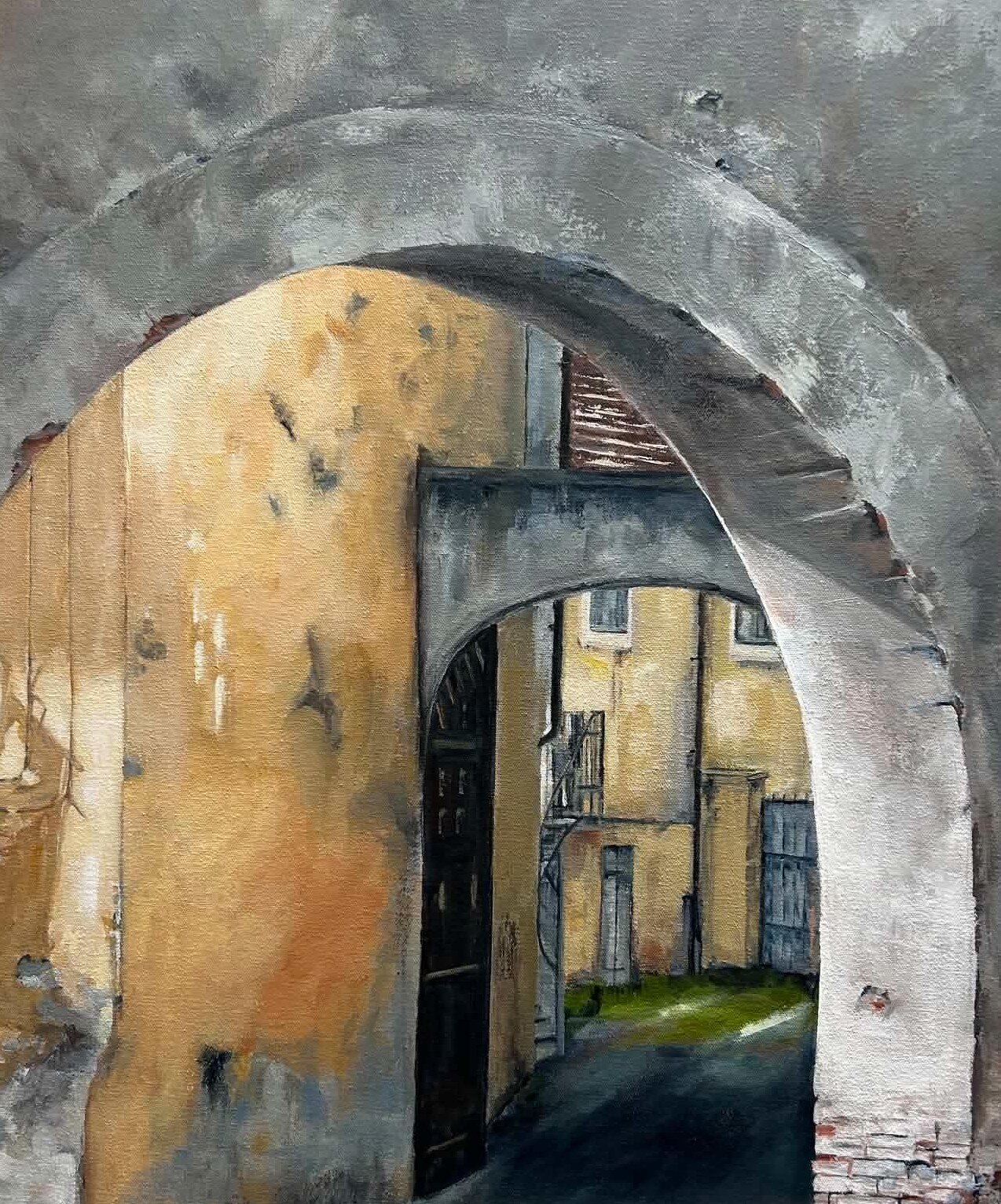 Archway, France — painting by Jenny Phillips